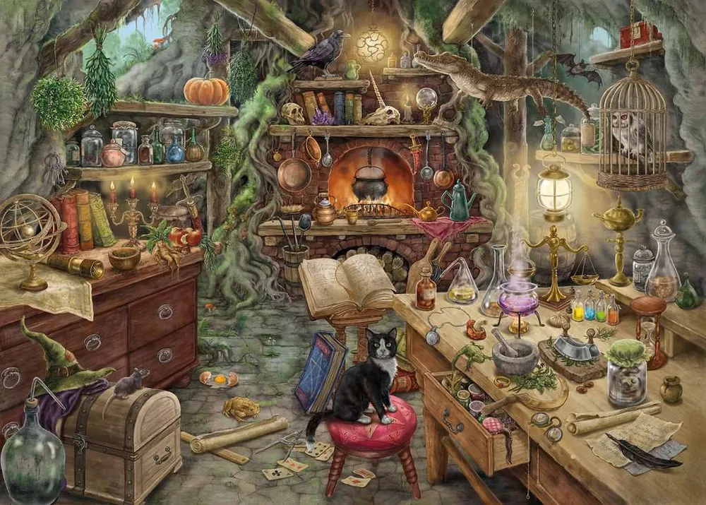 Ingrid Slyder: Midnight at the Library | 🧩 Jigsaw Puzzle